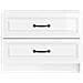 Armadio da Notte con cassetto Bianco Lucido 62 x 34,5 x 44,5 cm - Foto miniatura 4