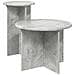 Set tavolini 2 pcs Grigio Cemento Legno ingegnerizzato - Foto miniatura 1