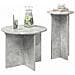 Set tavolini 2 pcs Grigio Cemento Legno ingegnerizzato - Foto miniatura 2