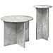 Set tavolini 2 pcs Grigio Cemento Legno ingegnerizzato - Foto miniatura 3