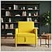 Divano con Storage Giallo Chiaro 72 x 78 x 87 cm Poliestere - Foto miniatura 2
