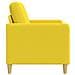 Divano con Storage Giallo Chiaro 72 x 78 x 87 cm Poliestere - Foto miniatura 5