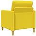 Divano con Storage Giallo Chiaro 72 x 78 x 87 cm Poliestere - Foto miniatura 6