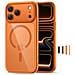 Custodia Trasparente Arancione Per Iphone 17 Pro Max - Foto miniatura 2