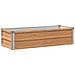 Letto rialzato da giardino Marrone legno 100 x 40 x 24 cm - Foto miniatura 1