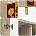 Mobile TV ESSEN 102 x 33 x 50 cm Sonoma Legno ingegnerizzato - Foto miniatura 6