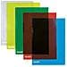 25 cartelline a l 21x29,7 pvc liscia cristallo blu - Foto miniatura 1