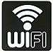 Segnaletica Targa Area Internet Wifi Pittogrammi 16X16 Con Adesivo - Foto miniatura 1