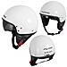 Casco Jet Scooter Moto Omologato Ece 22 Visiera Parasole Bianco Xl - Foto miniatura 1