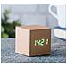Cube Click Clock, Orologio, - Legno Verde - Foto miniatura 1