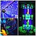 Black Light Uv Led 10w Uv Blacklight Portatile Per Uv Poster Arte Uv Camera Da Letto Luce Ultravioletta Per Halloween E Blacklight Parti - Foto miniatura 3