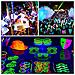 Black Light Uv Led 10w Uv Blacklight Portatile Per Uv Poster Arte Uv Camera Da Letto Luce Ultravioletta Per Halloween E Blacklight Parti - Foto miniatura 4