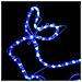 Renne e Slitta Decorazione Natalizia per Esterni 252 LED - Foto miniatura 2