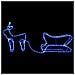 Renne e Slitta Decorazione Natalizia per Esterni 252 LED - Foto miniatura 6
