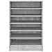 Scarpiera Grigio Cemento 60x35x92 cm in Truciolato - Foto miniatura 5