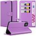 Custodia Compatibile Con Apple Iphone 12 (6,1"" Zoll) In Violetta Ametista - Coperchio Protettiva Con Chiusura Magnetica, Funzione Stand E Tasca Per Le Carte - Foto miniatura 1