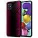 Custodia Compatibile Con Samsung Galaxy A51 4g / M40s - Ottica A Strisce In Cremisi Rosa - Coperchio Protettivo In Vetro Temperato E Silicone Tpu - Foto miniatura 1