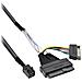 Cavo Di Collegamento U.2 - Ssd Con U.2 Da Sff-8639 A Sff-8643 + Alimentazione - 0,5 M - Foto miniatura 3