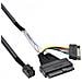 Cavo Di Collegamento U.2 - Ssd Con U.2 Da Sff-8639 A Sff-8643 + Alimentazione - 0,5 M - Foto miniatura 1