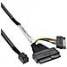 Cavo Di Collegamento U.2 - Ssd Con U.2 Da Sff-8639 A Sff-8643 + Alimentazione - 0,5 M - Foto miniatura 2