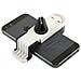Airholder Supporto Auto Universale Da Bocchetta White Per Ios Iphone Smartphone Galaxy Android - Foto miniatura 3