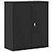 Armadio Classificatore Nero 90x40x105 Cm In Acciaio - Foto miniatura 2