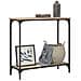 Tavolino Consolle Rovere Sonoma 75x30,5x75cm Legno Multistrato - Foto miniatura 3