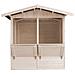 Chiosco Commerciale In Legno Naturale A Pannelli H232x253x263 Cm / 4 M2- Stand Di Vendita Con Pavimento M149 - Foto miniatura 4
