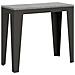 Consolle Allungabile 90x40/300 Cm Flame Evolution Telaio Antracite - Cemento - Foto miniatura 6