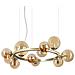 Lampadario A Sospensione Moderno Perlage Metallo Ottone 11 Luci G9 15w 3000k - Foto miniatura 1