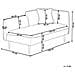 Chaise Longue Versione Destra Chevannes Bouclé Verde Scuro - Foto miniatura 2