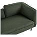 Chaise Longue Versione Destra Chevannes Bouclé Verde Scuro - Foto miniatura 5