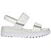 Weiss Casual Open Sandals Sandali Pelle Scarpe Donna Bianco Eu 41, V4475-80 - Foto miniatura 1