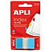 Indici Adesivi Applicati Zigzag 45x25mm 50 - Dispenser Baccalizzabile - Design A Zigzag - Adesivo Di Qualitãƒâ  - Blu - - Foto miniatura 1