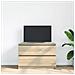 Mobile Porta TV Rovere Sonoma 80x35x54 cm in Legno Multistrato - Foto miniatura 9