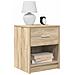 Comodini 2 Pz Con Cassetto Rovere Sonoma 40x34x50 Cm - Foto miniatura 1