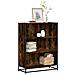 Libreria Rovere Fumo 80,5x35x107,5 Cm In Legno Multistrato - Foto miniatura 1