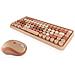 Tastiera e Mouse Wireless KSKM-5200M-RF(DE)  (Layout Tedesco) Colore Beige. Marrone. Rosa - Foto miniatura 1