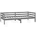 Divano Letto Con Materasso 90x200 Cm Grigio In Legno Di Pino - Foto miniatura 4