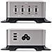 Caricatore USB-C a 4 porte multidispositivo, 240 W totali, porta singola 140 W EPR, PD 3.1, porte con blocco a vite, staffa di montaggio inclusa - Foto miniatura 4