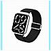 Cinturino Intrecciato In Nylon Nero Ossidiana Per Xiaomi Smart Band Xiaomi 8 - Foto miniatura 2