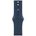 Cinturino Per Apple Watch 42/44/45/49mm Sport, Blu Notte - Foto miniatura 4