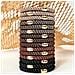 Elastici Per Capelli Marroni - Confezione Da 15 Elastici Per Capelli Spessi Senza Danni - Foto miniatura 3