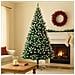 Albero Di Natale Mingerl 180cm Con Punte Innevate 800 E Bacche Super Folto - Foto miniatura 1