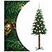 Albero di Natale snodato con 150 LED con supporto Verde 150 cm - Foto miniatura 1