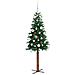 Albero di Natale snodato con 150 LED con supporto Verde 150 cm - Foto miniatura 4