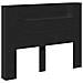 Testiera Nero 140 x 16,5 x 103,5 cm Legno multistrato - Foto miniatura 1