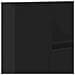 Testiera Nero 140 x 16,5 x 103,5 cm Legno multistrato - Foto miniatura 8