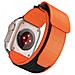 Cinturino Fa12 Nylon Per Apple Watch 2-3-4-5-6-7-8-9-10-11 Se Ultra 2-3 42-44-45-49mm Orange - Foto miniatura 1