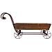 Carrello Espositivo In Legno E Metallo 65x35,5x31,5h Cm - Foto miniatura 2